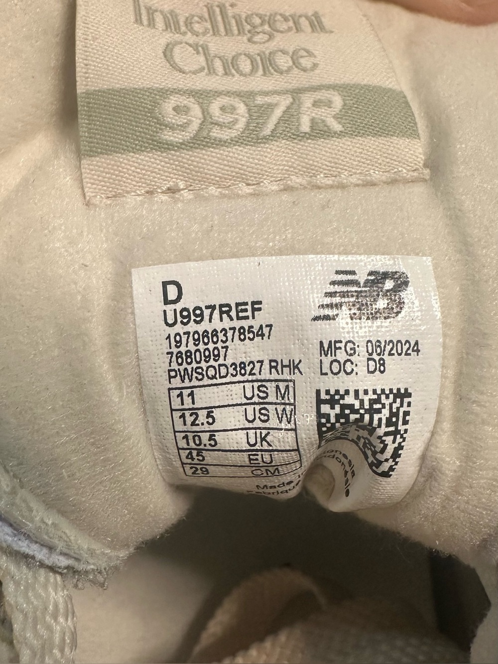 New Balance 997R Suede Sneakers U997REF Olivine/Linen Women’s 12.5 new w/out box - Picture 10 of 10